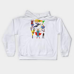 Superhero Animals Kids Hoodie